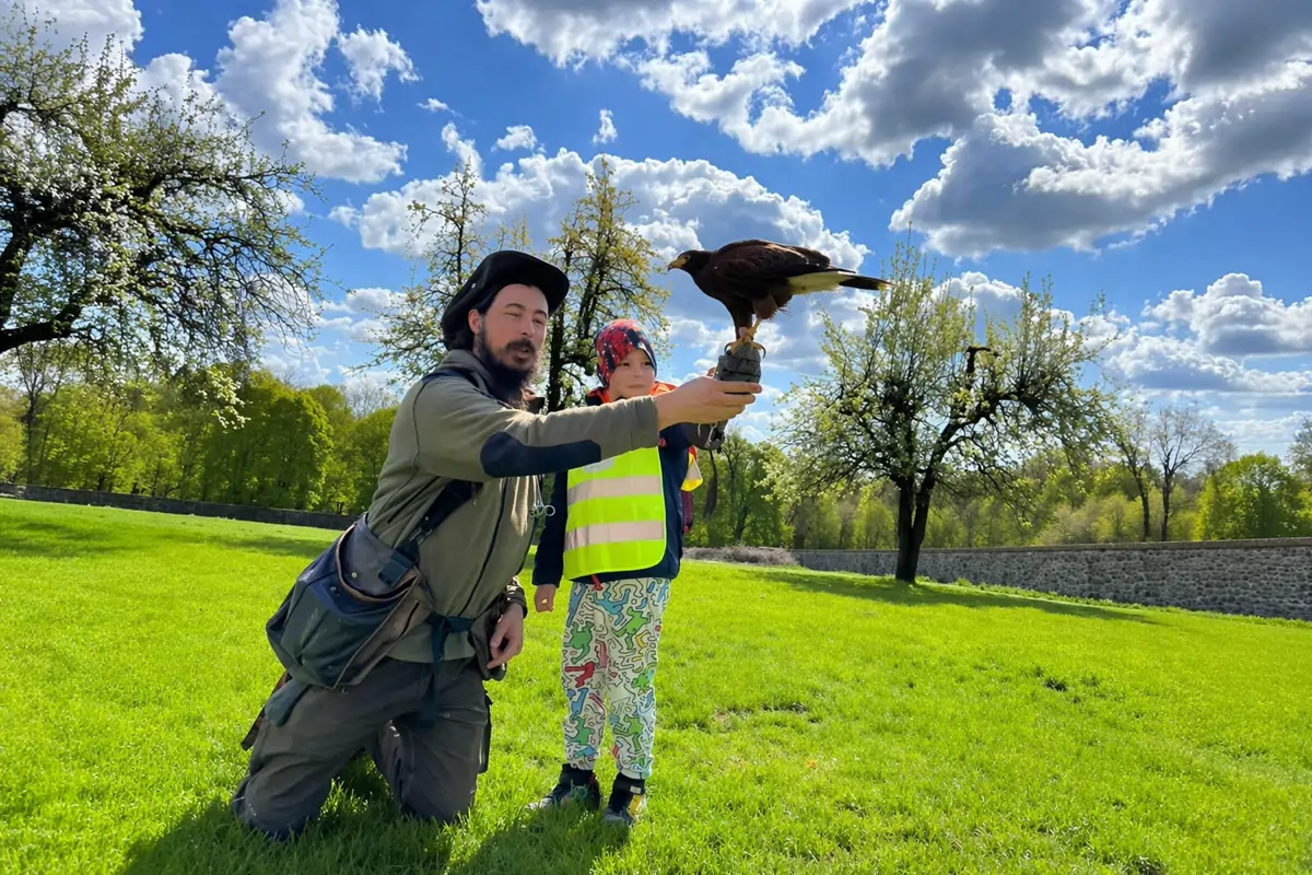 Výlet za sokoliarmi na hrad Červený Kameň